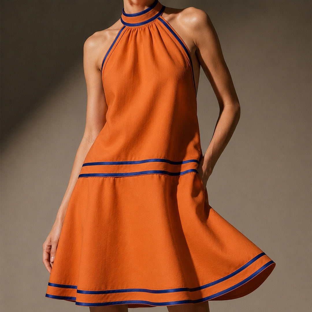 Aranciata Halter Mini Dress — ce_studio_01