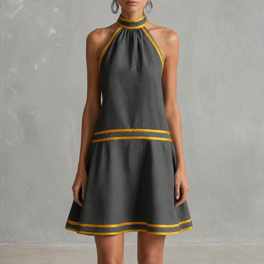 Aranciata Halter Mini Dress — ce_pivot_front_03