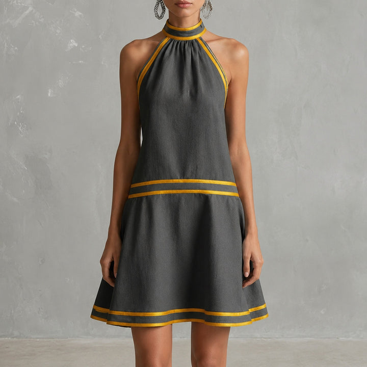 Aranciata Halter Mini Dress — ce_pivot_front_03