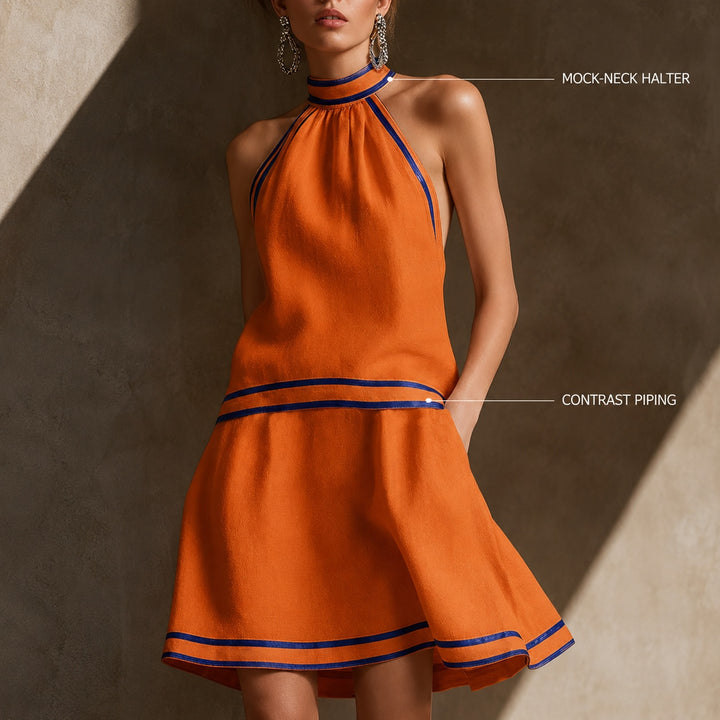 Aranciata Halter Mini Dress — ce_metastatic_05