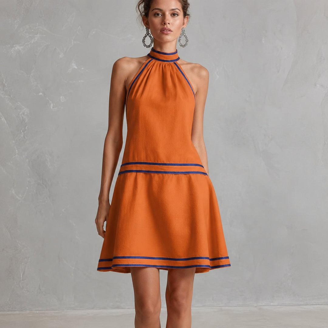 Aranciata Halter Mini Dress — ce_pivot_front_05
