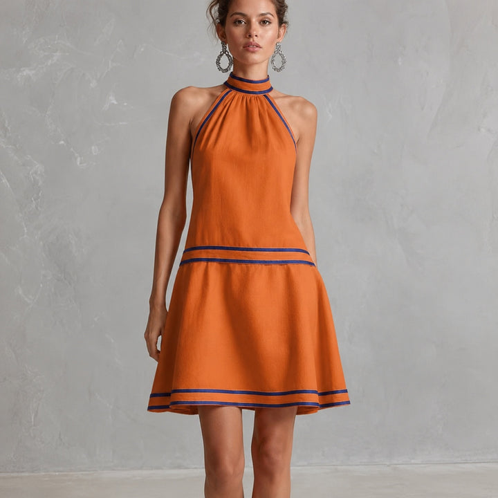 Aranciata Halter Mini Dress — ce_pivot_front_05
