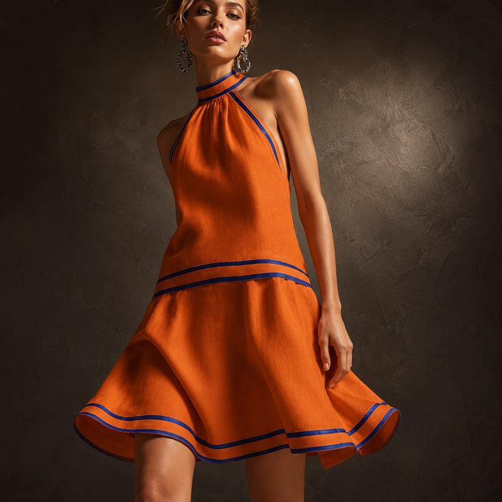 Aranciata Halter Mini Dress — ce_metastatic_08