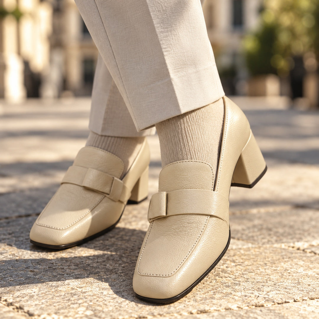 Ascot Knot Loafer Pumps — ce_brooklyn_s1_01