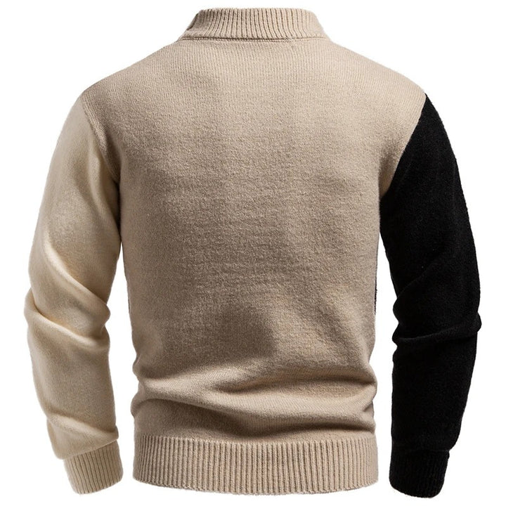 Driftwave Patchwork Knit Sweater