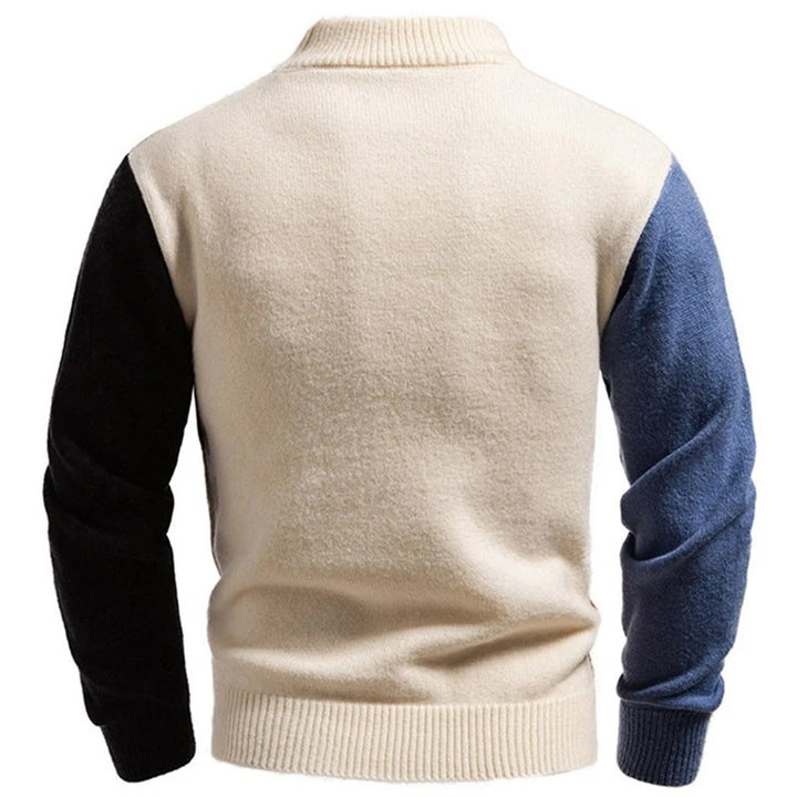 Driftwave Patchwork Knit Sweater