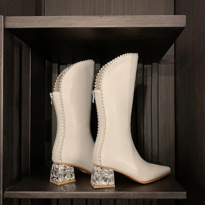 Rosalind Beaded Knee Boots