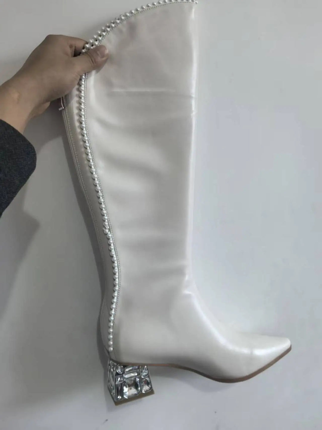 Rosalind Beaded Knee Boots