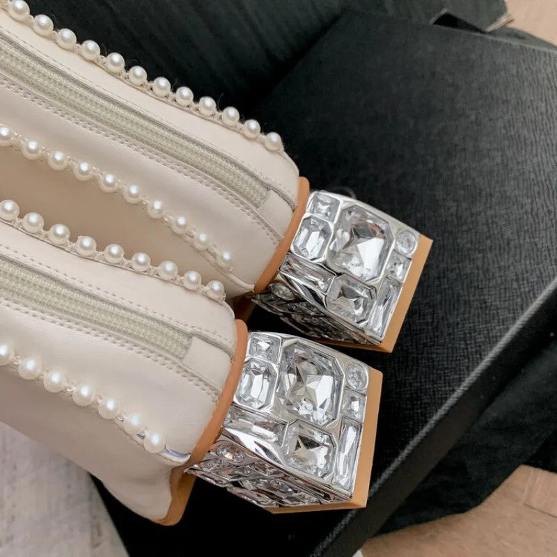 Rosalind Beaded Knee Boots