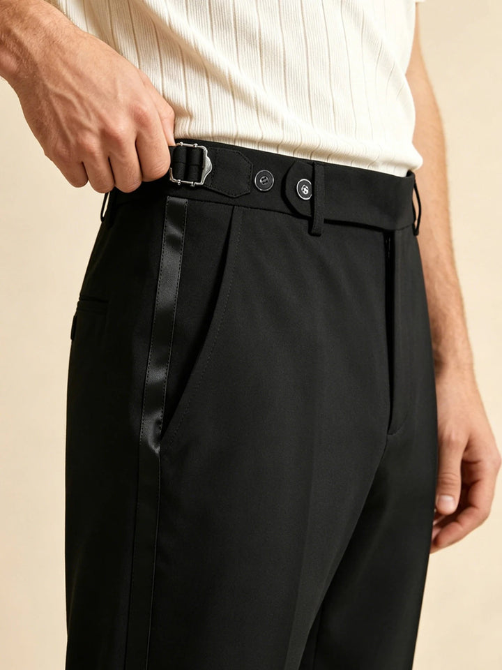 Napoli Side-Buckle Trousers