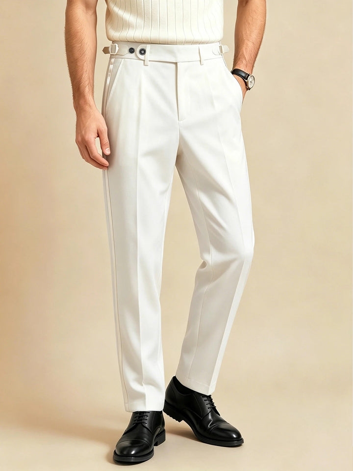 Napoli Side-Buckle Trousers