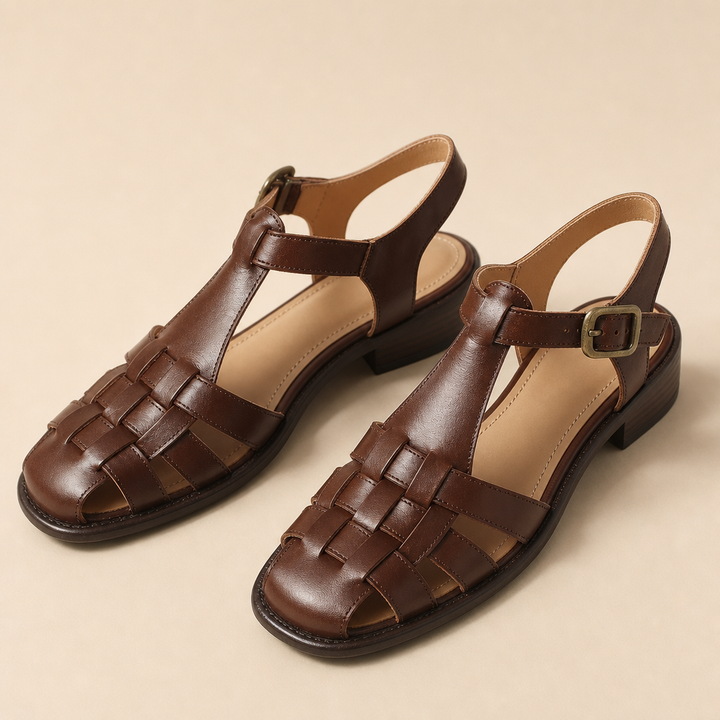 Tessari Woven T-Strap Sandals — 01_clean_hero_shot