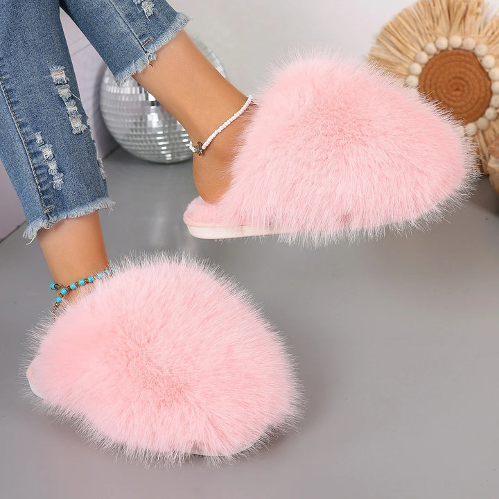 Powderpuff Fluffy Slides