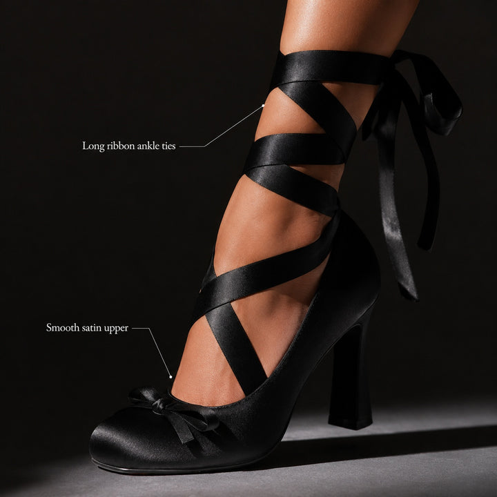 Ballerina Ribbon Satin Pumps — ce_metastatic_03