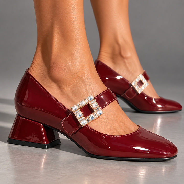 Baronessa Crystal Buckle Pumps — ce_brooklyn_s3_01