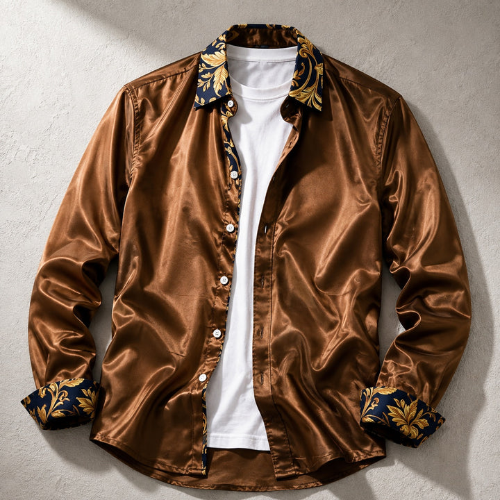 Baroque Collar Satin Shirt — ce_soul_s1_01