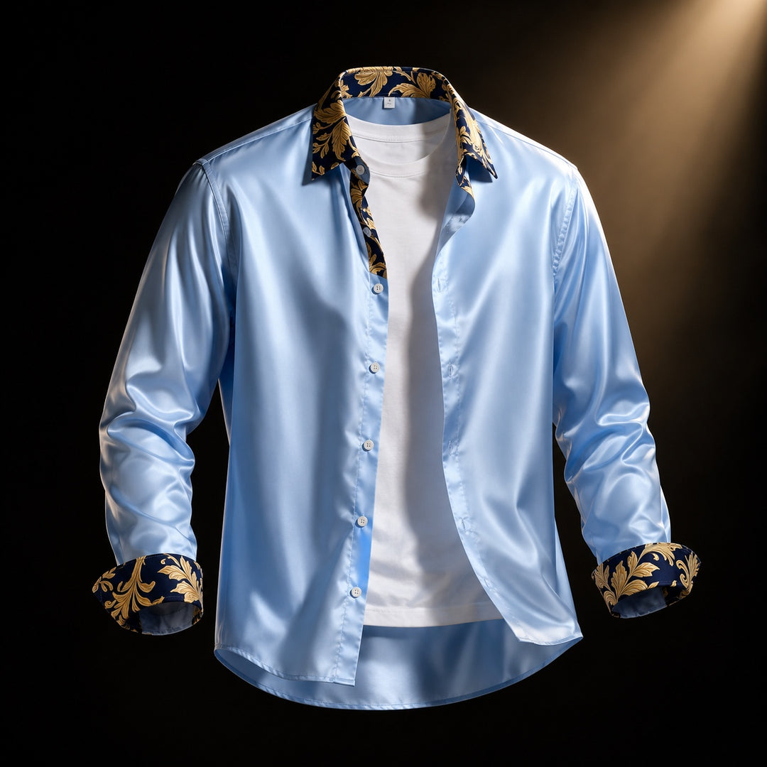 Baroque Collar Satin Shirt — ce_soul_s3_01