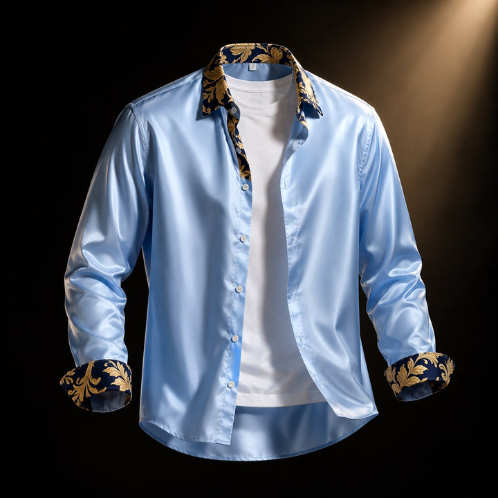 Baroque Collar Satin Shirt — ce_soul_s3_01