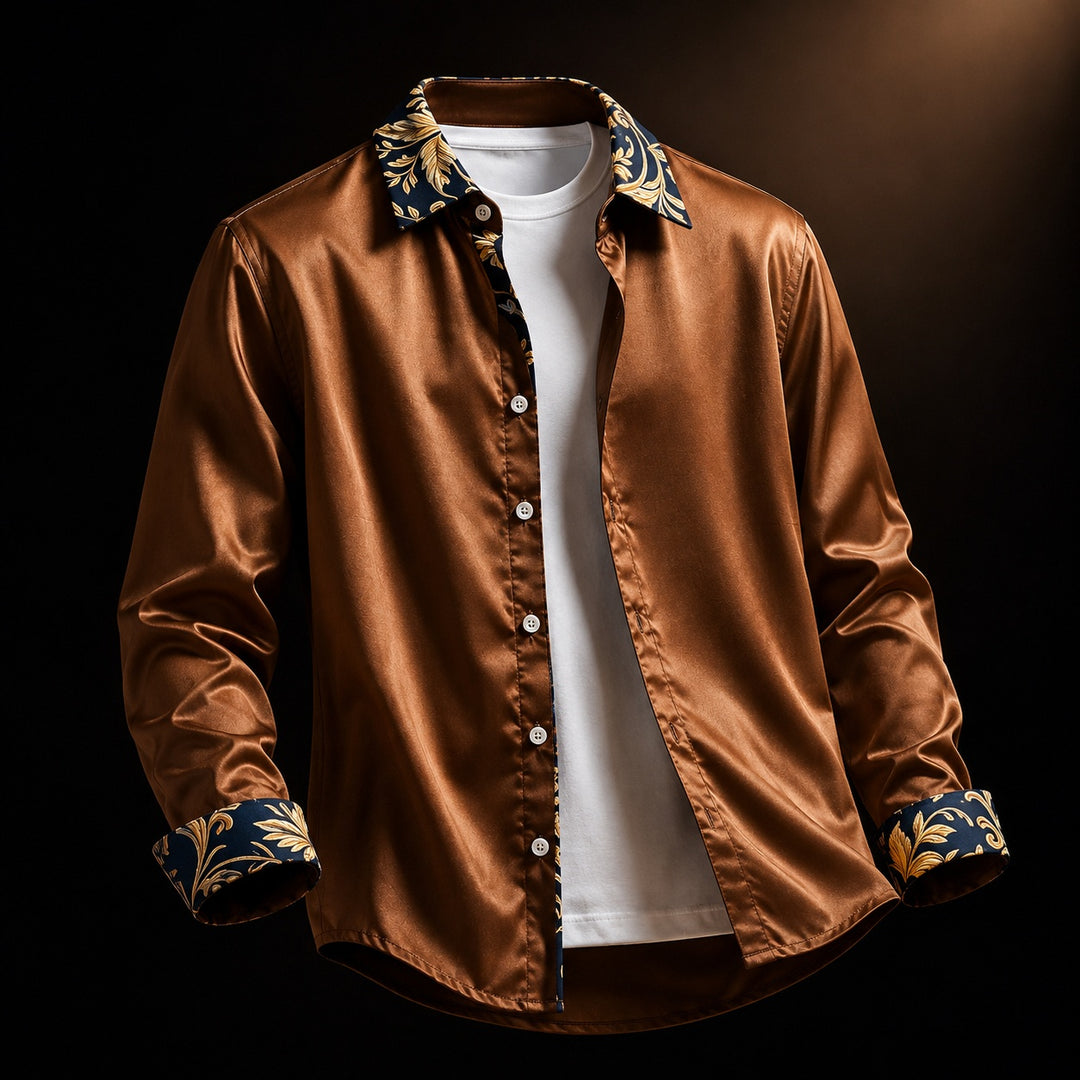 Baroque Collar Satin Shirt — ce_soul_s3_01