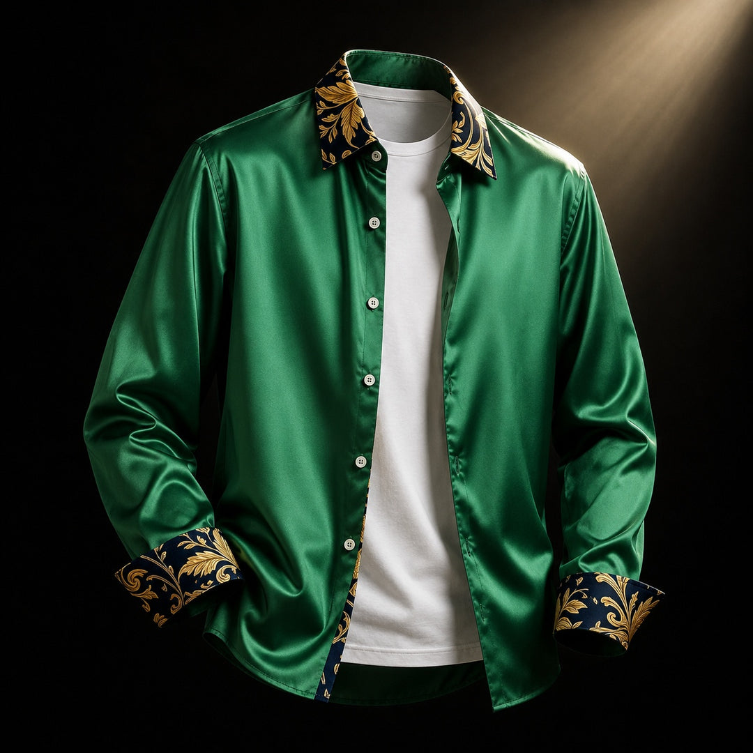 Baroque Collar Satin Shirt — ce_soul_s3_01