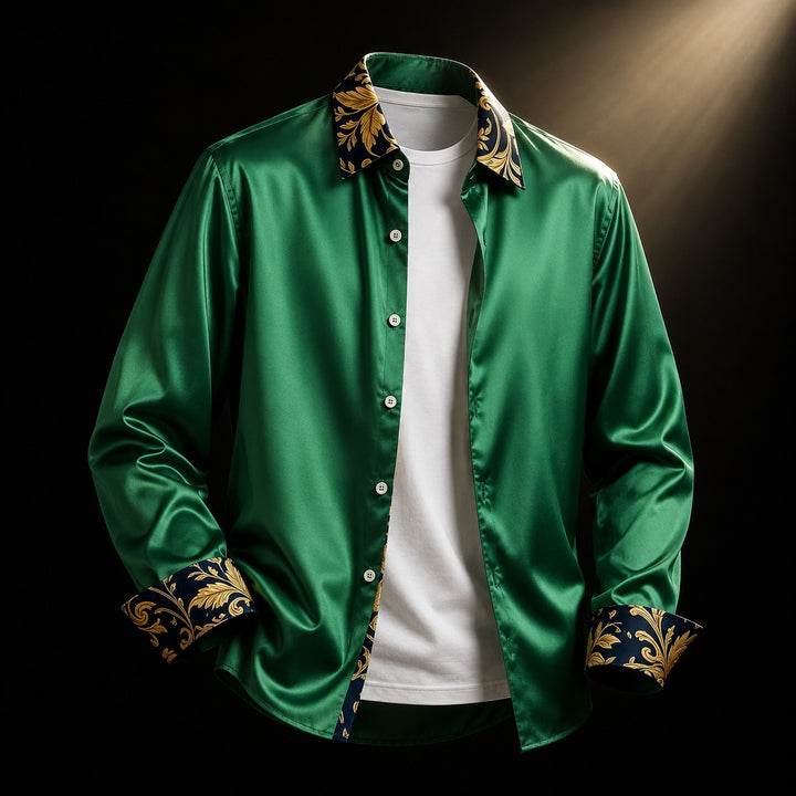 Baroque Collar Satin Shirt — ce_soul_s3_01