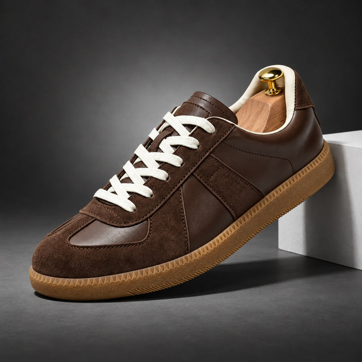Barracks Suede Trainers — ce_angle_01