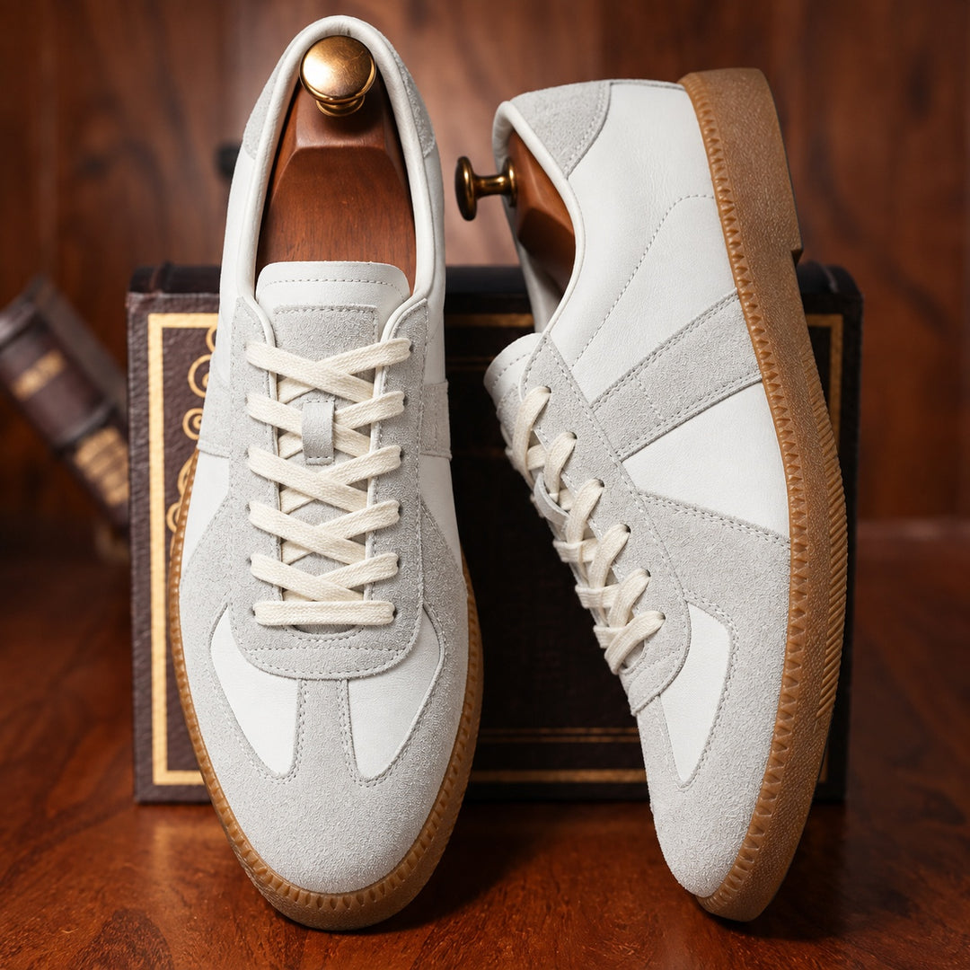 Barracks Suede Trainers — ce_angle_01