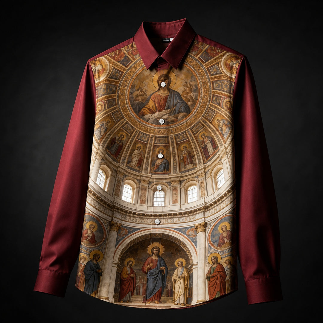 Basilica Stained-Glass Print Shirt — ce_metastatic_02