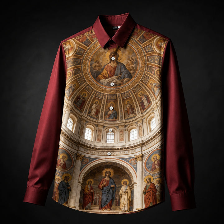 Basilica Stained-Glass Print Shirt — ce_metastatic_02
