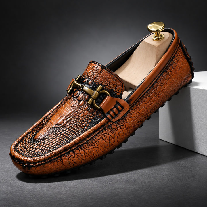 Bayou Croc Driving Loafers — ce_angle_01