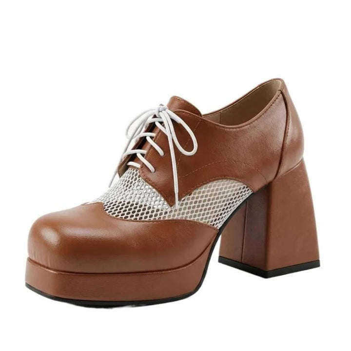 Ballata Mesh Oxford Pumps