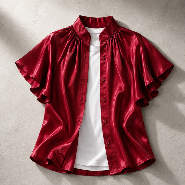 Bellorio Flutter-Sleeve Blouse — ce_soul_s1_01