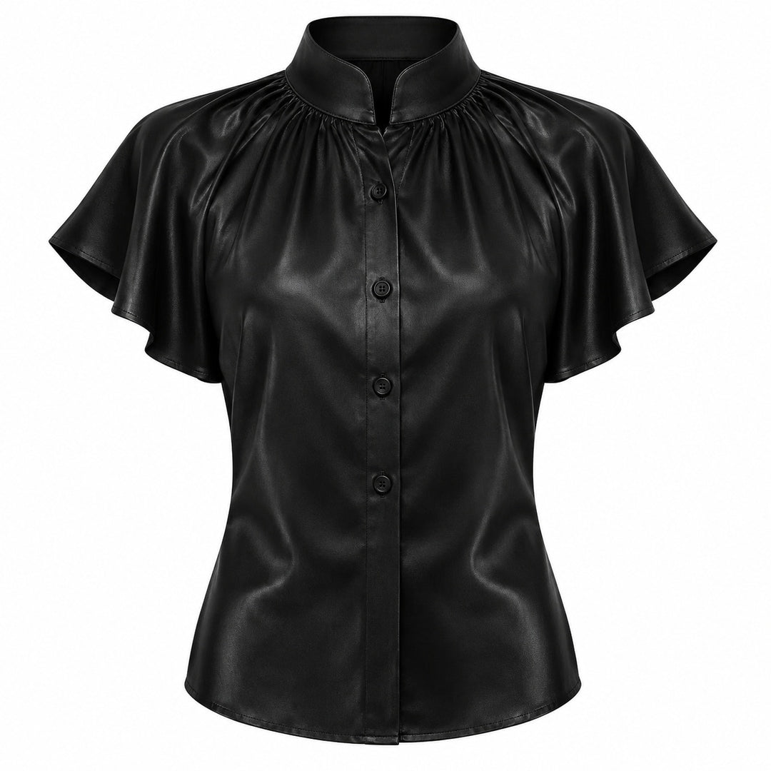 Bellorio Flutter-Sleeve Blouse — ce_wb_01