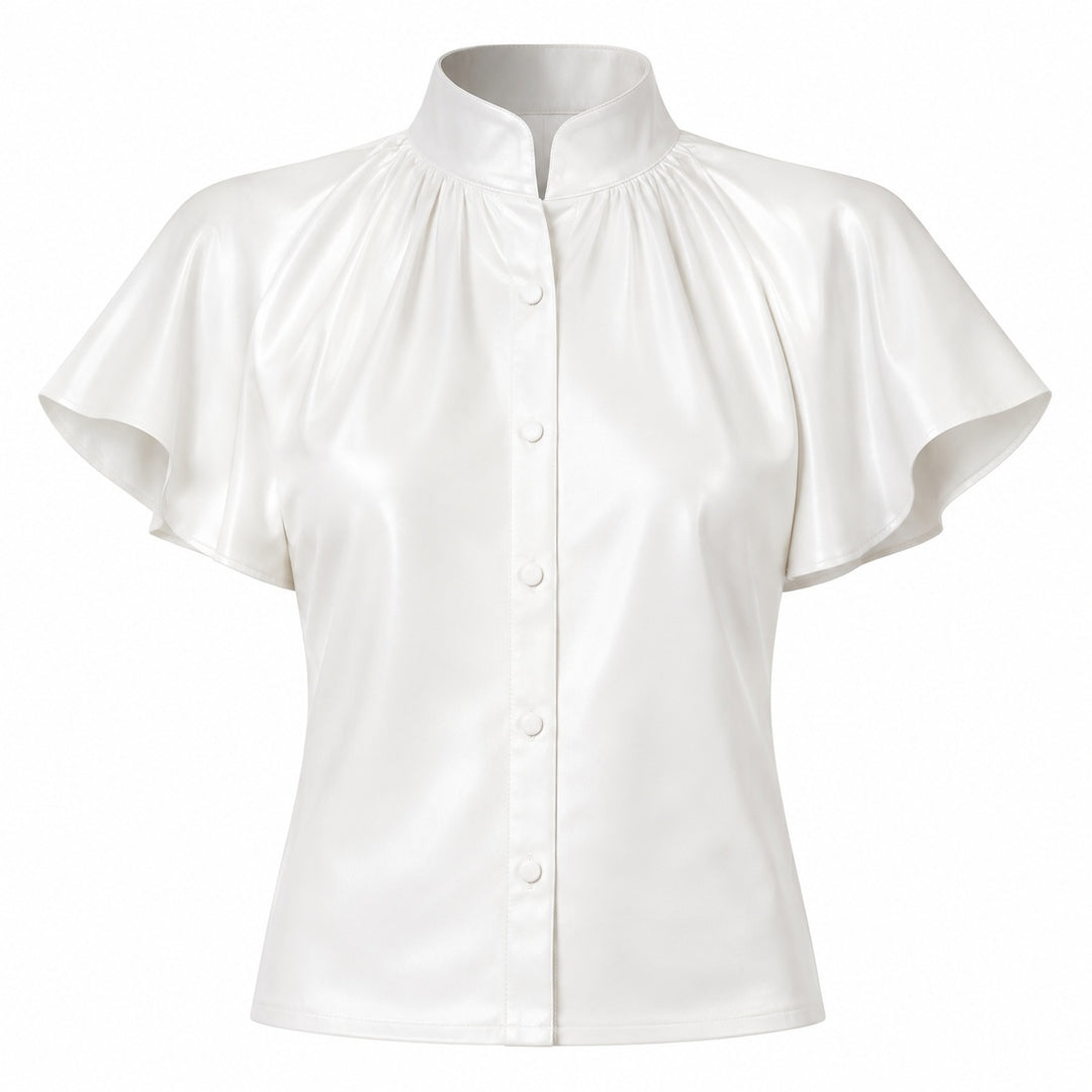 Bellorio Flutter-Sleeve Blouse — ce_wb_01