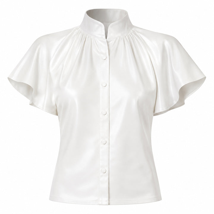 Bellorio Flutter-Sleeve Blouse — ce_wb_01