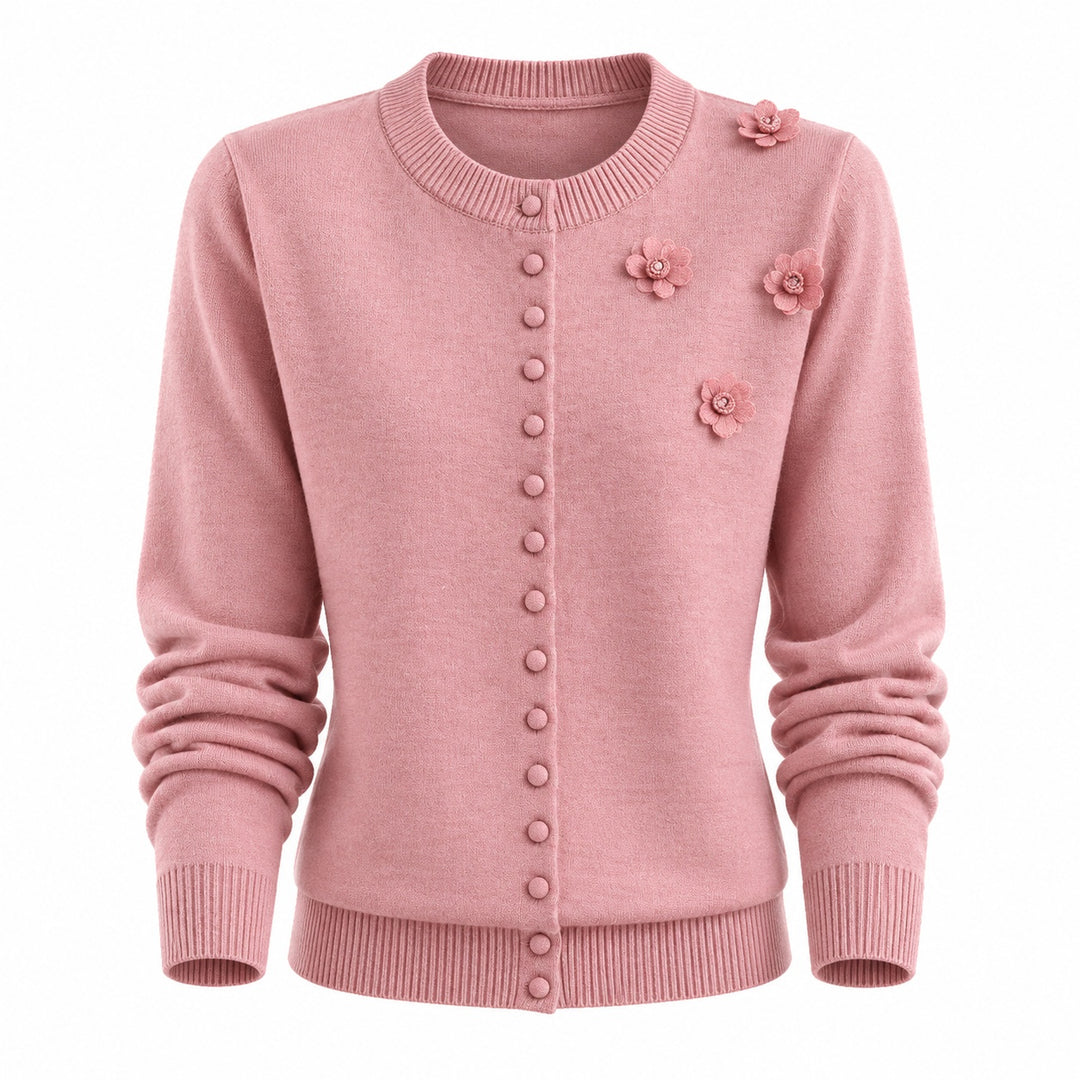 Bloom Button Knit Cardigan — ce_wb_01