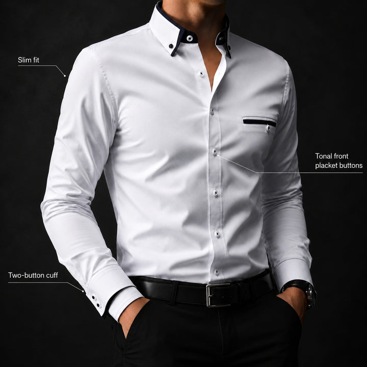 Bordino Contrast-Collar Dress Shirt — ce_metastatic_01