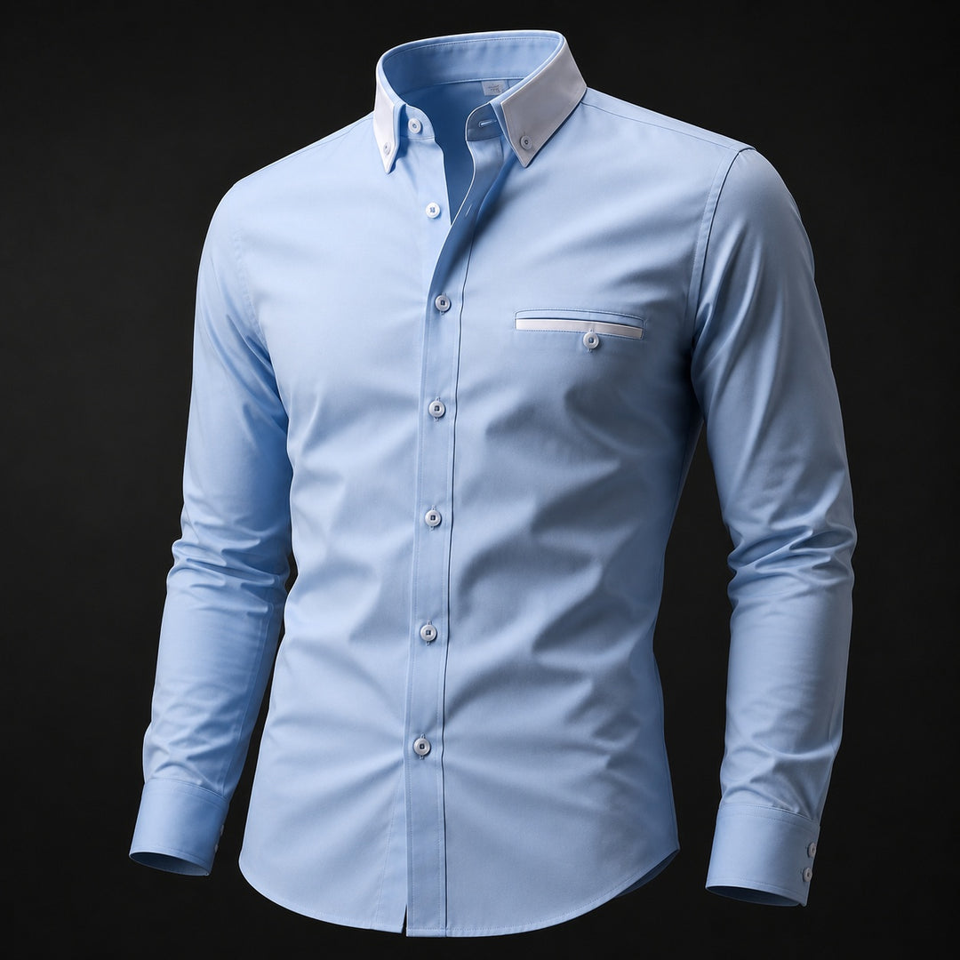 Bordino Contrast-Collar Dress Shirt — ce_metastatic_03