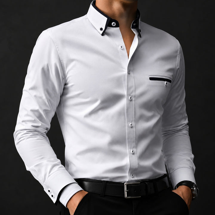 Bordino Contrast-Collar Dress Shirt — ce_metastatic_04