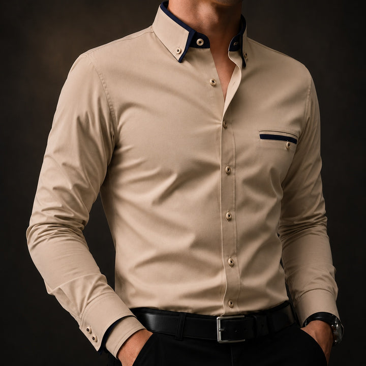 Bordino Contrast-Collar Dress Shirt — ce_metastatic_06