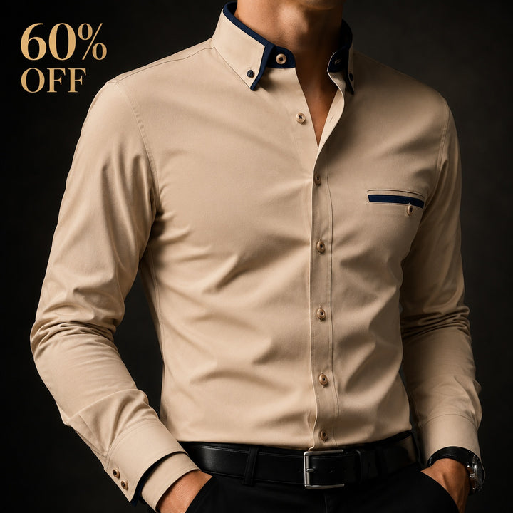 Bordino Contrast-Collar Dress Shirt — ce_metastatic_07