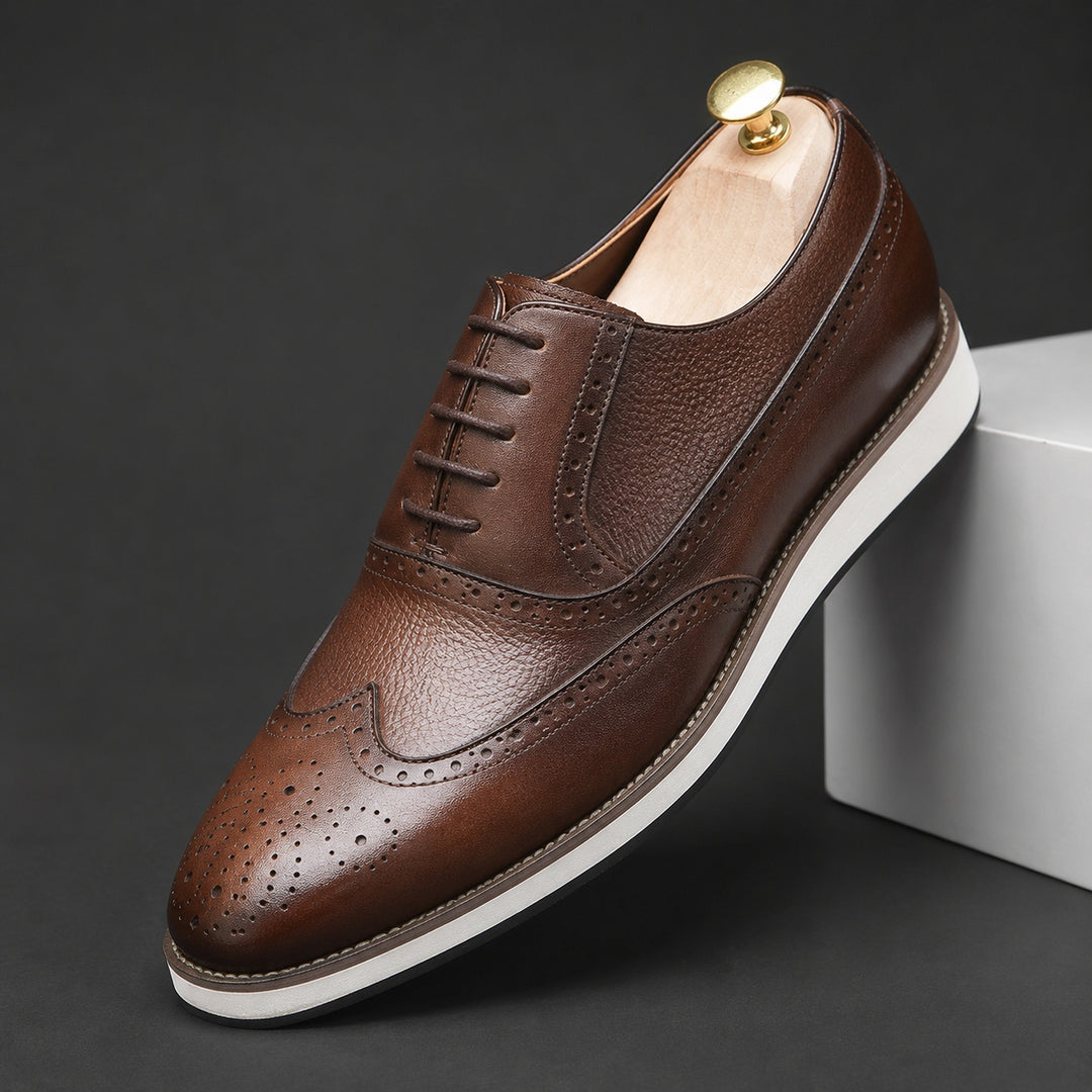 Borghese Wingtip Brogue Sneakers — ce_angle_01