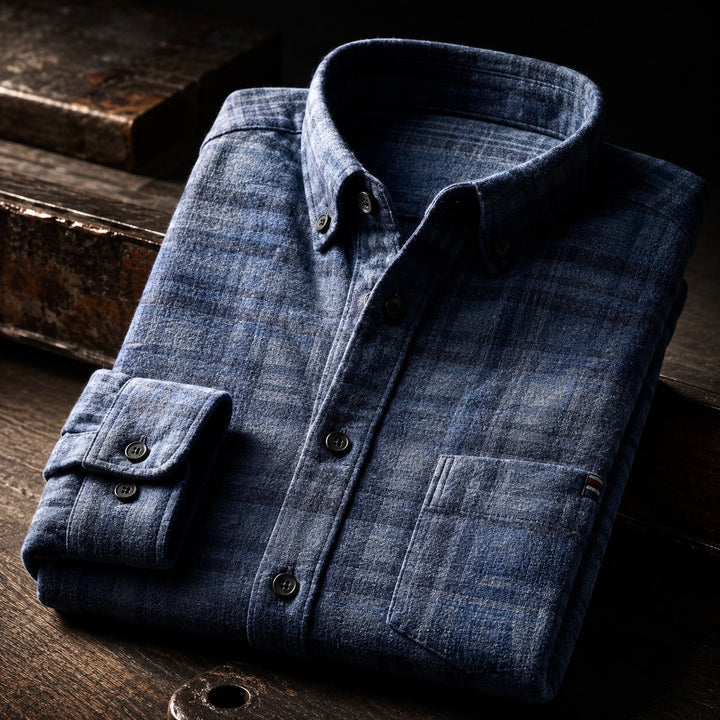 Boscaglia Brushed Plaid Shirt — ce_metastatic_01