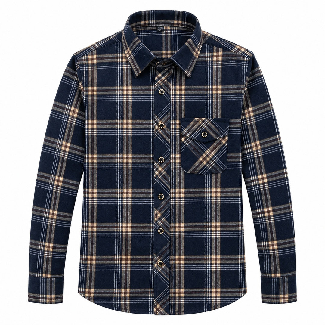 Boscaiolo Plaid Flannel Shirt — ce_wb_01