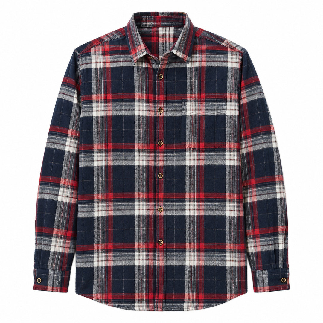 Boscaiolo Plaid Flannel Shirt — ce_wb_01