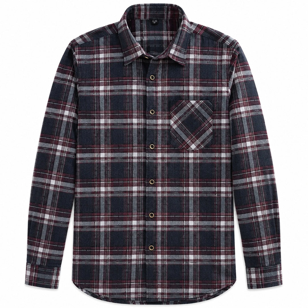 Boscaiolo Plaid Flannel Shirt — ce_wb_01