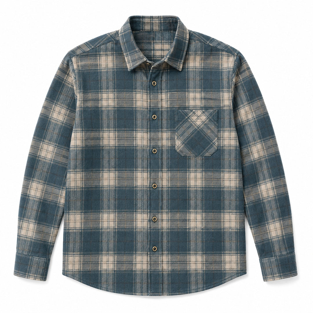 Boscaiolo Plaid Flannel Shirt — ce_wb_01