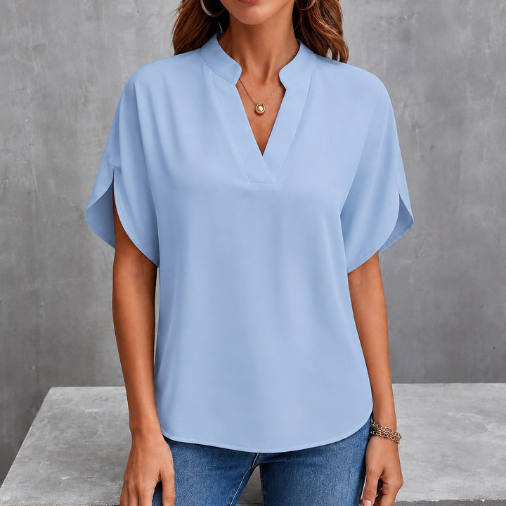 Brezza V-Neck Dolman Blouse — ce_pivot_front_04