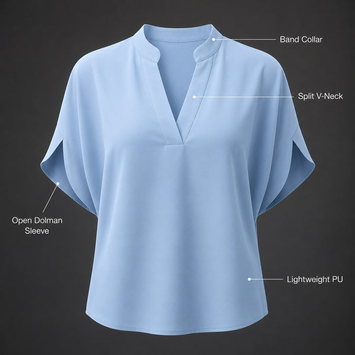 Brezza V-Neck Dolman Blouse — ce_metastatic_05