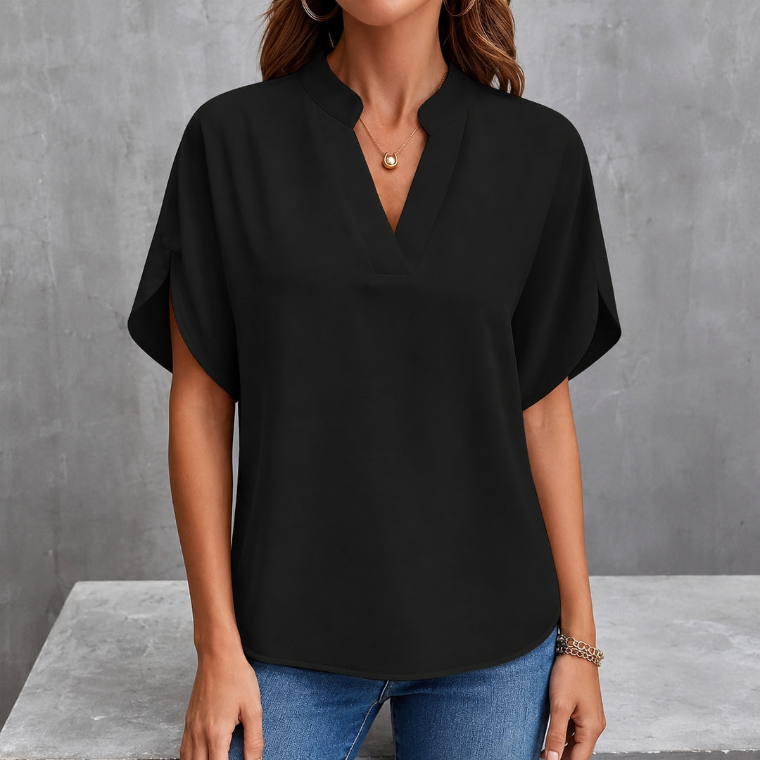 Brezza V-Neck Dolman Blouse — ce_pivot_front_05